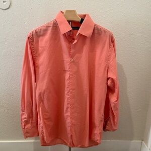 Adrienne Vittadini Coral Button Down Shirt